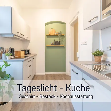 Apartment Benville - 52 Qm Fuer Paare Und Kultur - 10-15 Min Zur Altstadt - Ruhig - Zentral - Wlan - Smart-tv Meissen