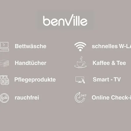 Benville - 52 Qm Fuer Paare Und Kultur - 10-15 Min Zur Altstadt - Ruhig - Zentral - Wlan - Smart-tv Apartment *