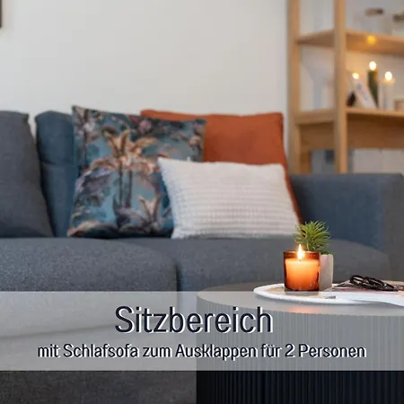 Апартаменты Benville - 52 Qm Fuer Paare Und Kultur - 10-15 Min Zur Altstadt - Ruhig - Zentral - Wlan - Smart-tv *