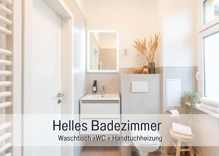 Benville Bv02 - 52 Qm Für Paare Und Kultur - 10-15 Min Zur Altstadt - Ruhig - Zentral - Wlan - Smart-tv Meißen